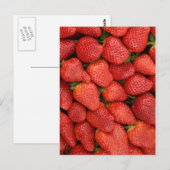 AARDBEIEN 5X7 BRIEFKAART (Voorkant / Achterkant)