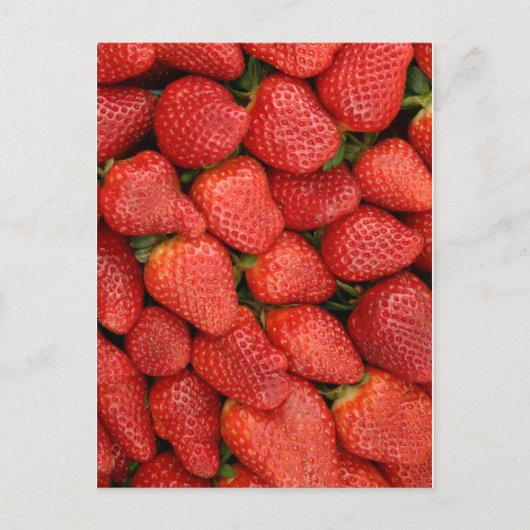 AARDBEIEN 5X7 BRIEFKAART (Voorkant)
