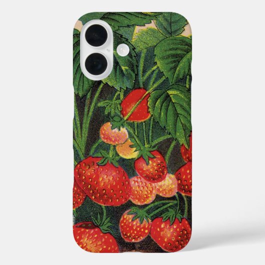 aardbeien, aardbeibessen op een Boerderij Case-Mate iPhone Case (Achterkant)
