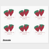 Aardbeien Aardbeien Uit de Keuken Stickers (Vel)