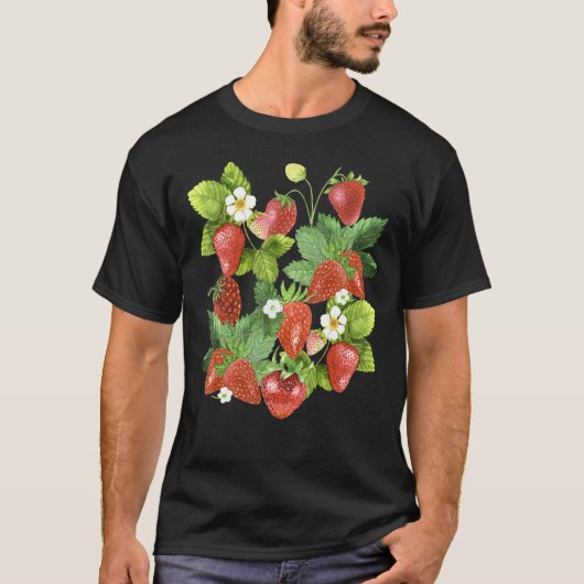  aardbeien Aardbeien Vruchtboomvruchten T-shirt (Voorkant)