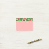 Aardbeien achtergrondpatroon post-it® notes (Op bureau)