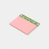 Aardbeien achtergrondpatroon post-it® notes (Schuin)