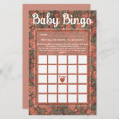 Aardbeien Baby Bingo Game Kaart (Voorkant / Achterkant)