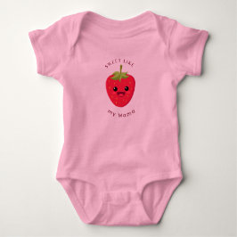 Aardbeien Baby Bodysuit