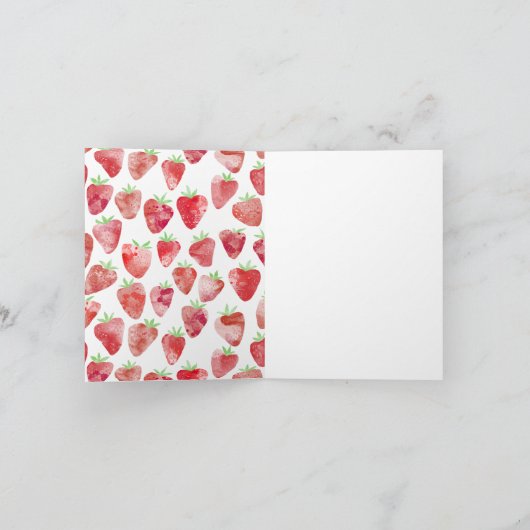 Aardbeien Baby shower (Binnen)