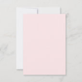 Aardbeien Baby shower Bedankkaart (Achterkant)