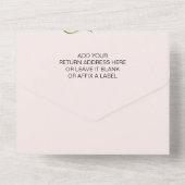 Aardbeien Baby shower Berry Sweet All In One Uitnodiging (Achterkant)