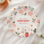 aardbeien Baby shower bessen Papieren Bordje<br><div class="desc">Verhoog uw baby shower eetervaring met onze Berry Sweet Strawberry Baby shower Paper Borden. Ontworpen als aanvulling op uw feestthema, voegen deze charmante borden niet alleen een pop kleur toe aan uw tafel, maar doordringen ze ook elke maaltijd met de onweerstaanbare zoetheid van aardbeien. Onze papieren borden hebben een stijlvol...</div>