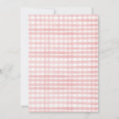 Aardbeien Baby shower Invite Berry Sweet Baby Kaart (Achterkant)