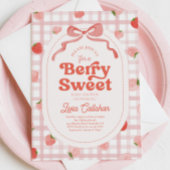 Aardbeien Baby shower Kaart