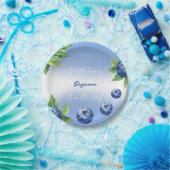 Aardbeien Baby shower Papieren Bordje (Feest)