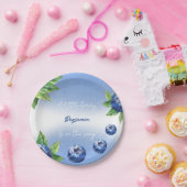 Aardbeien Baby shower Papieren Bordje (Feest)