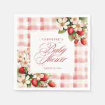 Aardbeien Baby Shower 