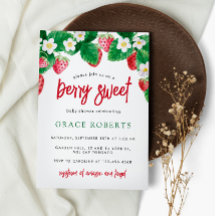 Aardbeien Baby shower Summer Berry Sweet