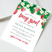 Aardbeien Baby shower Summer Berry Sweet Kaart