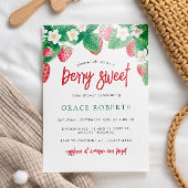 Aardbeien Baby shower Summer Berry Sweet Kaart