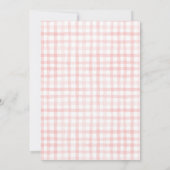 Aardbeien Baby Shower Uitnodiging (Achterkant)