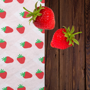 Aardbeien Baby Shower Zoet als Baby Tissuepapier