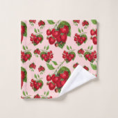 Aardbeien Bad Handdoek (Wasdoekje)