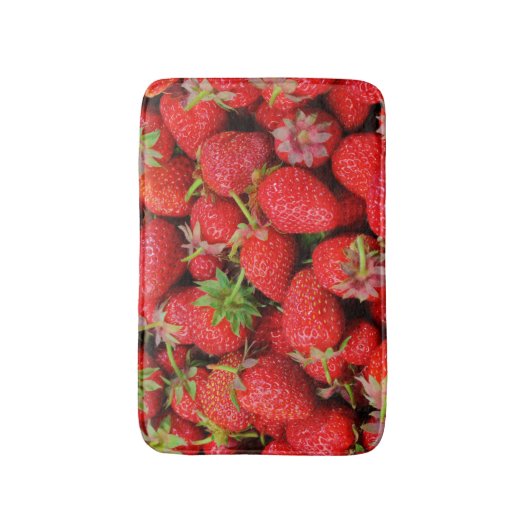 Aardbeien Badmat (Voorkant Verticaal)