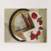Aardbeien Banaan Atoom Cake Legpuzzel (Horizontaal)