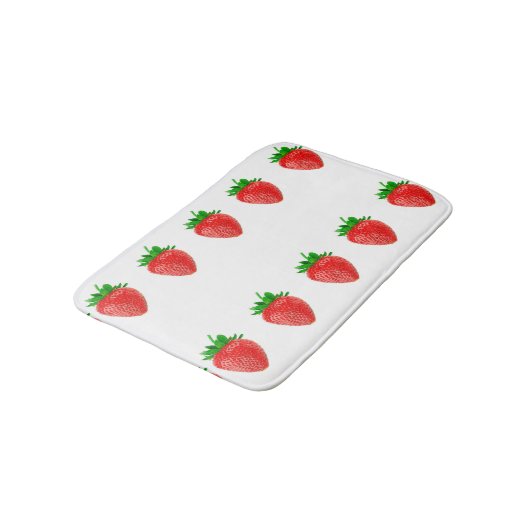 aardbeien Bath Mat (Gekanteld)
