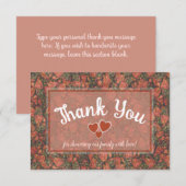 Aardbeien bedankkaart (Voorkant / Achterkant)