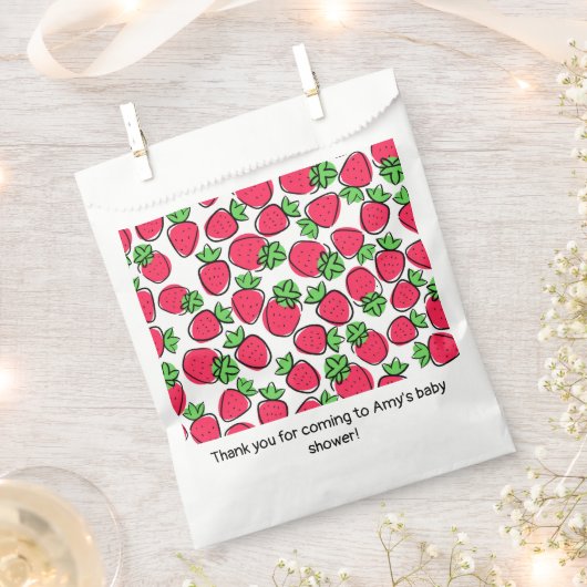 Aardbeien Bedankzakje (Geknipt)