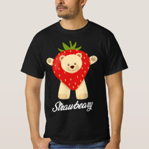 Aardbeien Beer Berry Puns Valentijns T-shirt