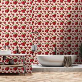 Aardbeien Behang