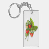aardbeien, Bericht op rug Sleutelhanger (Voorkant Links)
