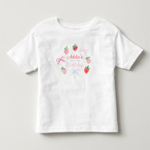 Aardbeien Berry Eerste verjaardag Kinder Shirts
