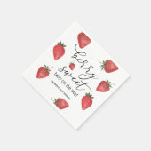 Aardbeien Berry Sweet Baby Servet (Hoek)