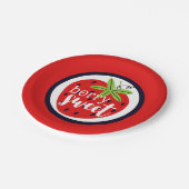 Aardbeien Berry Sweet Birthday Baby Girl Kinderen Papieren Bordje (Gekanteld)