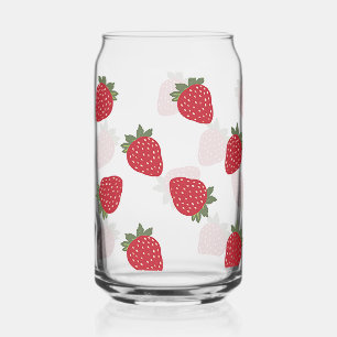 Aardbeien Blikvorm Glas