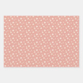 Aardbeien, Bloemen en Abstract Patroon Thema Inpakpapier Vel (Voorkant 3)