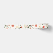 Aardbeien Bloemen Verjaardag Grosgrain Lint (Voorkant)