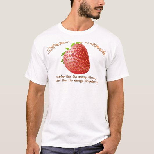 Aardbeien Blonde T-shirt (Voorkant)