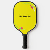 Aardbeien Blues Pickleball Paddle (Achterkant)