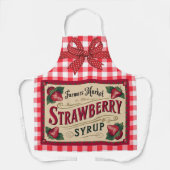 Aardbeien Boerderij Schort (Voorkant)