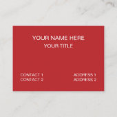 Aardbeien Boerderijen Aardbeien Visitekaartje (Achterkant)