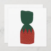 Aardbeien Bon Bons Snoepjes Kaart (Voorkant / Achterkant)