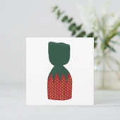 Aardbeien Bon Bons Snoepjes Kaart (Staand voorkant)