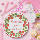 Aardbeien Bord met schuurpapier (Feest)