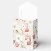 Aardbeien Bos Baby Shower Bedankdoosjes (Geopend)