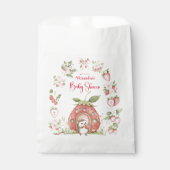 Aardbeien Bos Baby Shower Bedankzakje (Voorkant)