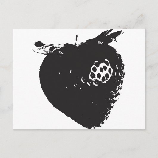 Aardbeien Briefkaart (Voorkant)