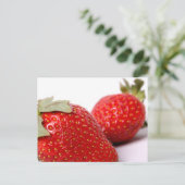 Aardbeien Briefkaart (Staand voorkant)
