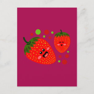 Aardbeien Briefkaart
